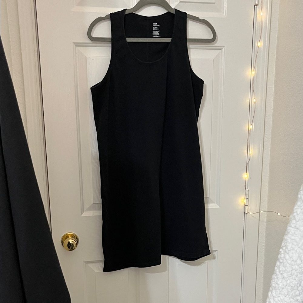 Pact Organic Racer Back Cotton Tank Top Dress